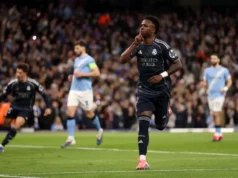 Vinícius Jr. priznáva, že ponúkol penaltu proti Man City spoluhráčovi z Realu Madrid: „Chcel, aby som to vzal.“ Vinícius Jr. priznáva, že ponúkol penaltu proti Man City spoluhráčovi z Realu Madrid: "Chcel, aby som to vzal."