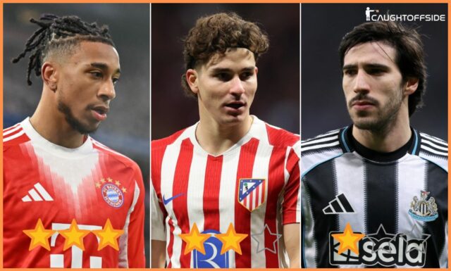 Vysvetlenie hodnotenia Transfer Fit: Michael Olise, Sandro Tonali
