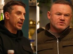 Wayne Rooney a Gary Neville sa nezhodli na Michaelovi Carrickovi uprostred dilemy Man Utd Wayne Rooney hovorí