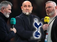 Wayne Rooney hovorí Tottenhamu, aby sa stal šéfom Roya Keana počas problémov Igora Tudora Roy Keane
