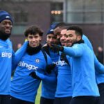 Axel Disasi počas tréningu Chelsea