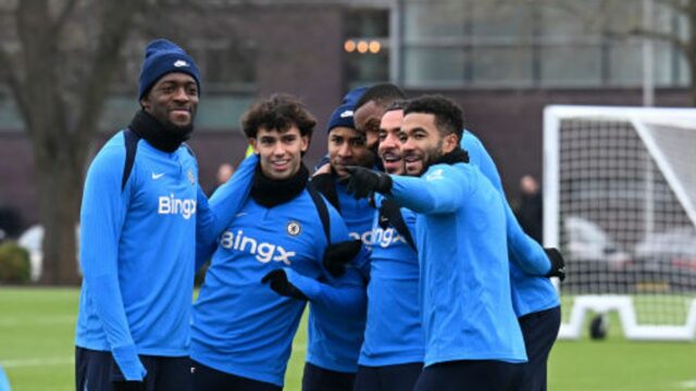 Axel Disasi počas tréningu Chelsea