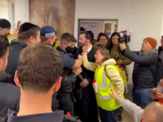 Žena čelí Ben-Gvirovi na mieste iránskeho raketového útoku | Americko-izraelská vojna proti Iránu Žena čelí Ben-Gvirovi na mieste iránskeho raketového útoku | Americko-izraelská vojna proti Iránu