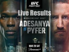 Živé výsledky UFC Seattle: Adesanya vs. Pyfer Download app from appStore