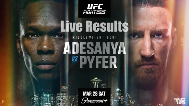 Živé výsledky UFC Seattle: Adesanya vs. Pyfer Download app from appStore