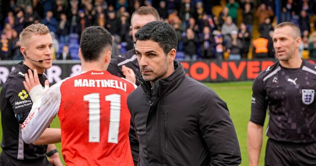 Tréner Arsenalu Mikel Arteta