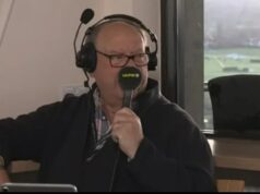 „Nedobre“ Alan Brazílsky nemôže pracovať v Cheltenhame druhý deň po sebe – mesiac po tom, čo ho prepustili z jeho talkSPORT show. Alan Brazil chýbal na svojej raňajkovej show talkSPORT už druhý deň po sebe, na obrázku tu začiatkom týždňa pracuje na Cheltenham Festivale