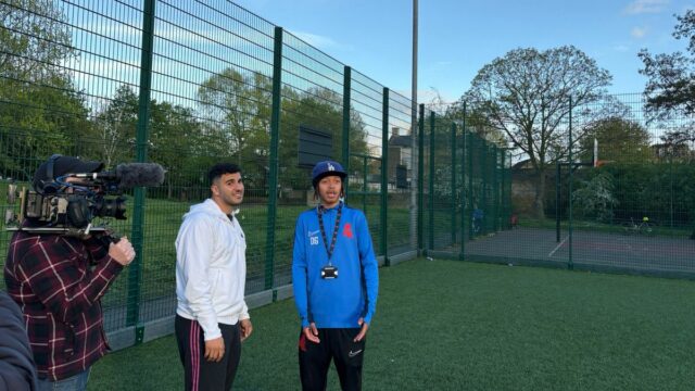 Gemili hovoril z Larkhall Park v Stockwell, kde navštívil charitatívnu organizáciu so sídlom v južnom Londýne, ktorá bola nominovaná na London Sport Award.