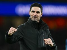 Agent prestupového cieľa Arsenalu potvrdil rozhovory – „Mikel Arteta ho má veľmi rád“ LEVERKUSEN, NEMECKO – 1. OKTÓBRA: Christian Kofane z Leverkusenu oslavuje strelenie gólu na 1:0 počas zápasu fázy MD2 Ligy majstrov UEFA 2025/26 medzi Bayerom 04 Leverkusen a PSV Eindhoven v BayArena 1. októbra 2025 v nemeckom Leverkusene. (Foto: Mika Volkmann/Getty Images)