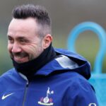 Roberto De Zerbi absolvoval v piatok prvý tréning Tottenhamu