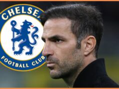 Ako povedal šéf Cesc Fabregas, voľný vstup do Chelsea Ako povedal šéf Cesc Fabregas, voľný vstup do Chelsea