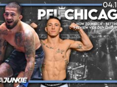 Ako sledovať PFL Chicago: Profily bojovníkov, zostava, čas začiatku, kurzy Slávnostné váženie 2026 PFL 1 Dubaj na pláži Kite Beach v Dubaji, Spojené arabské emiráty piatok 6. februára 2026. (Matt Ferris / PFL)