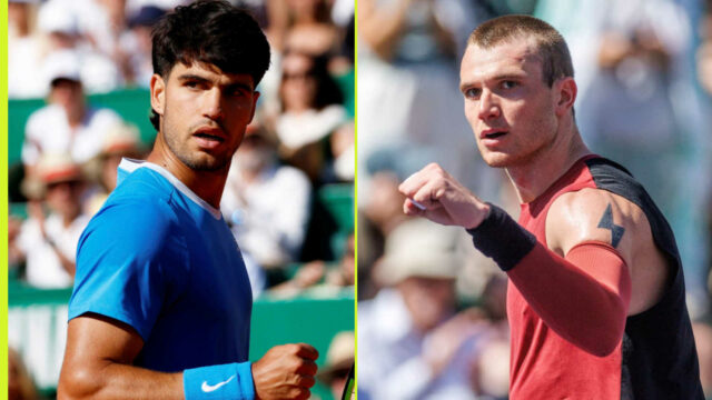 Alcaraz by mohol čeliť De Minaurovi alebo Draperovi, keďže turnaj Alcaraz by mohol čeliť De Minaurovi alebo Draperovi, keďže turnaj trpí dvojitým výpadkom