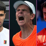 Alcaraz sediaca kačica, Shelton americká č. 1, Jodar +32, Trungelliti +41