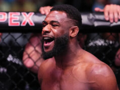 Aljamain Sterling argumentuje, že skočí Movsar Evloev pre boj Alexa Volkanovského: „Dajte ľuďom, čo chcú“ LAS VEGAS, NEVADA – 25. apríla: Aljamain Sterling sa pripravuje na zápas s Youssefom Zalalom z Maroka v zápase pérovej váhy počas podujatia UFC Fight Night na Meta APEX 25. apríla 2026 v Las Vegas, Nevada. (Foto: Jeff Bottari/Zuffa LLC)