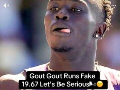 Americká atletická hviezda hovorí, že rekordný beh Gout Gout je klamstvo: „Toto je také falošné, ako sa len dá“ Na snímke: Americká šprintérka Erin Brownová v zázname z videa TikTok, v ktorom tvrdí, že svetový rekord Gout Gout v nedeľnom behu na 200 m je falošný.