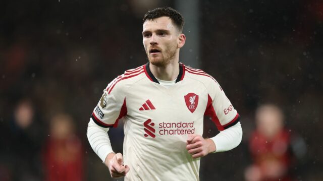 Obranca Liverpoolu Andy Robertson