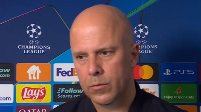 Arne Slot hovorí pre TNT Sports