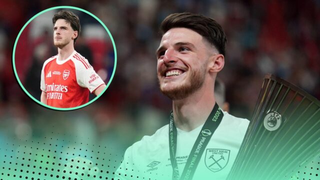 Arsenal bol odsúdený na očistec bez trofejí, keď podpísal Declana Ricea
