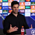 Mikel Arteta počas tlačovej konferencie