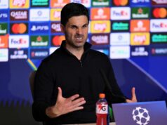 Arsenal dostal nový verdikt pre Atlético Madrid po zúrivosti Mikela Artetu Mikel Arteta počas tlačovej konferencie