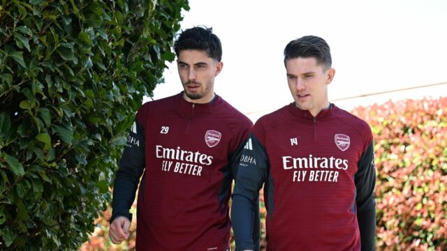 Kai Havertz a Viktor Gyokeres by mohli spolu nastúpiť za Arsenal proti Bournemouthu