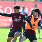 Martin Zubimendi a Declan Rice by mohli nastúpiť za Arsenal proti Sportingu CP