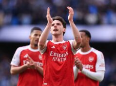 Arsenal získal titul v Premier League napriek porážke Man City po výraznom zlepšení Declan Rice