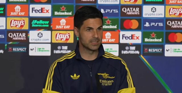 Arteta hovorí, že Arsenal „chce urobiť vyhlásenie“ proti Atléticu
