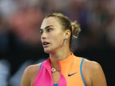 Aryna Sabalenka zdieľa správu na sociálnych sieťach po prehre v Madride s Hailey Baptiste Autor fotografie Hannah Peters/Getty Images