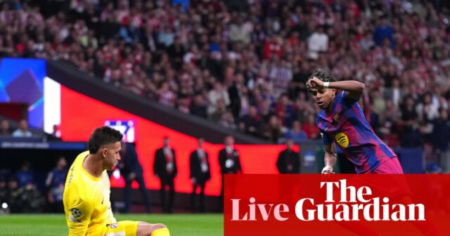 Atlético Madrid vs Barcelona: Štvrťfinále Ligy majstrov, druhý zápas – naživo | Liga majstrov
