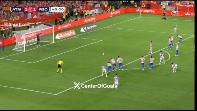 Atlético Madrid vyrovnáva, Oyarzabal obnovuje vedenie La Realu
