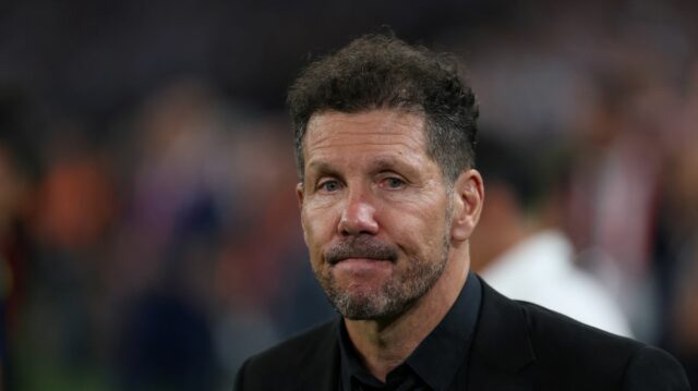Diego Simeone vyzerá skľúčene