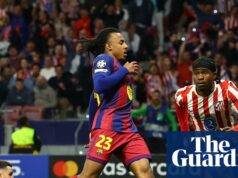 Atlético zdržalo comeback Barcelony po zásahu Lookmana a García red | Liga majstrov Atlético zdržalo comeback Barcelony po zásahu Lookmana a García red | Liga majstrov