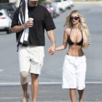 Ivan Soldo je na fotke so svojou partnerkou Chelsea Becirevic pred jeho šokujúcim vyhlásením o odchode do dôchodku cez víkend