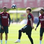 Arsenal mal v pondelok otvorený tréning s Declanom Riceom medzi vracajúcimi sa kľúčovými hviezdami