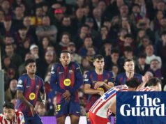 Barcelona na pokraji po červenej karte a ohromujúci Alvarez podnietil víťazstvo Atlética | Liga majstrov Barcelona na pokraji po červenej karte a ohromujúci Alvarez podnietil víťazstvo Atlética | Liga majstrov