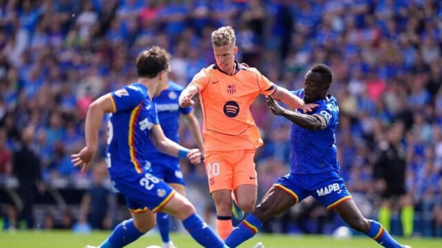 Barcelona sa po návšteve zubára v Getafe pohybuje na dohľad od titulu La Ligy
