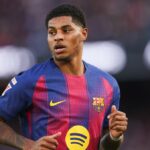 LONDÝN, ANGLICKO - 31. marca: Angličan Marcus Rashford počas medzinárodného priateľského zápasu medzi Anglickom a Japonskom na štadióne Wembley 31. marca 2026 v Londýne v Anglicku. (Foto: Justin Setterfield/Getty Images)