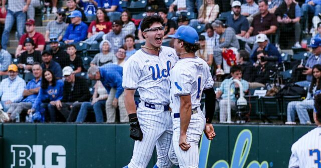 Baseball č. 1 UCLA porazil číslo 12 USC a otvoril vypredanú sériu
