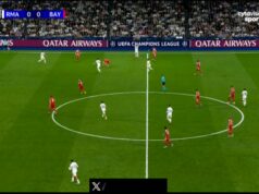 Bayern strelil prvý gól proti Realu Madrid, keď strelil Diaz Bayern strelil prvý gól proti Realu Madrid, keď strelil Diaz