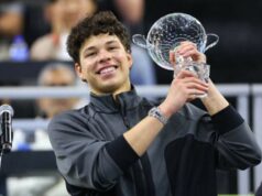 Ben Shelton vyvoláva prirovnania Rafaela Nadala s nádychom antukového kurtu Foto: Cameron Spencer/Getty Images