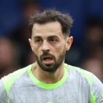 LONDÝN, ANGLICKO - 12. apríla: Bernardo Silva z Manchestru City počas zápasu Premier League medzi Chelsea a Manchester City na Stamford Bridge 12. apríla 2026 v Londýne v Spojenom kráľovstve. (Foto: Rob Newell – CameraSport cez Getty Images)