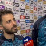 Bernardo Silva hovorí pre Sky Sports spolu s Erlingom Haalandom