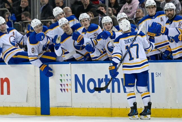 Blue Jackets mieria do Buffala so zameraním na presadenie sa NHL: Buffalo Sabres v New York Rangers