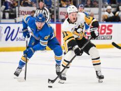 Blues sa odrazili od 3-gólového manka, najlepší Penguins na postupe play-off NHL: Pittsburgh Penguins v St. Louis Blues