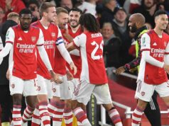 Bol som veľmi šťastný, keď som prišiel do Arsenalu – ale nebolo ľahké odísť Calum Chambers of Arsenal počas tréningu v London Colney 1. októbra 2021 v St Albans v Anglicku.