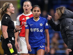 Bompastor nahnevaný na VAR po McCabeho ťahaní za vlasy Bompastor nahnevaný na VAR po McCabeho ťahaní za vlasy