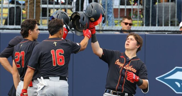 Brady Murrietta sa presadil, aby viedol oranžový luteránsky baseball k víťazstvu
