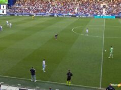 Brankár Zaragozy zasiahol súpera Brankár Zaragozy zasiahol súpera